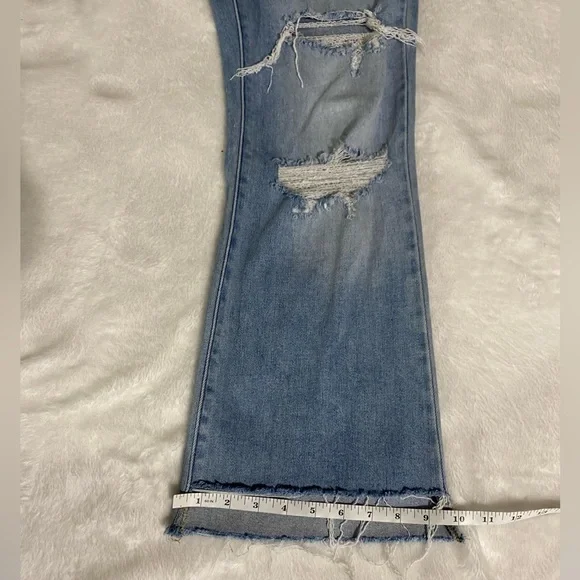 Hidden Los Angeles Distressed High Rise Wide Leg Womens Jeans. Size 30. … - Picture 10 of 10